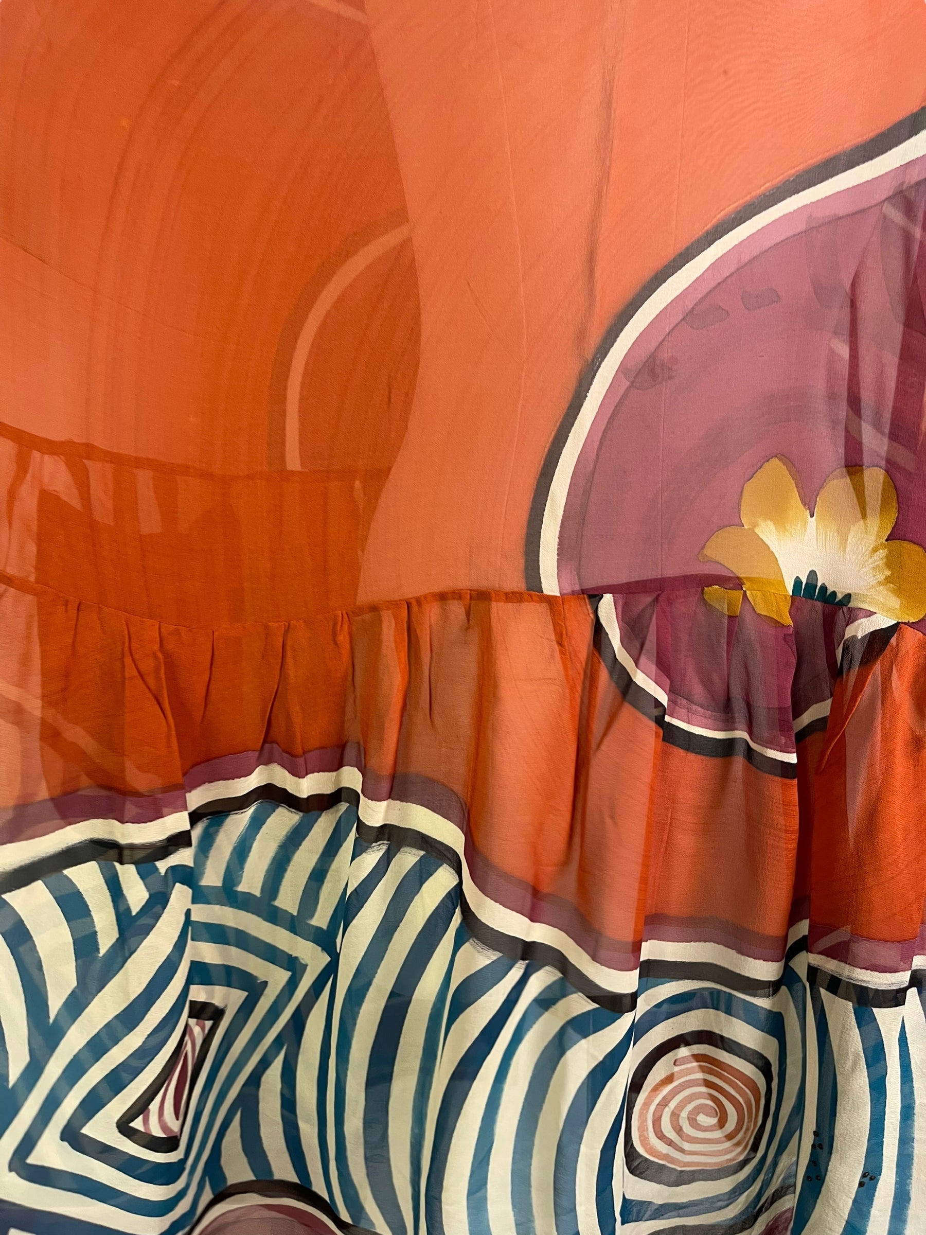 PRG6334 Sheer Avatar Pure Silk Boxy Babydoll Dress