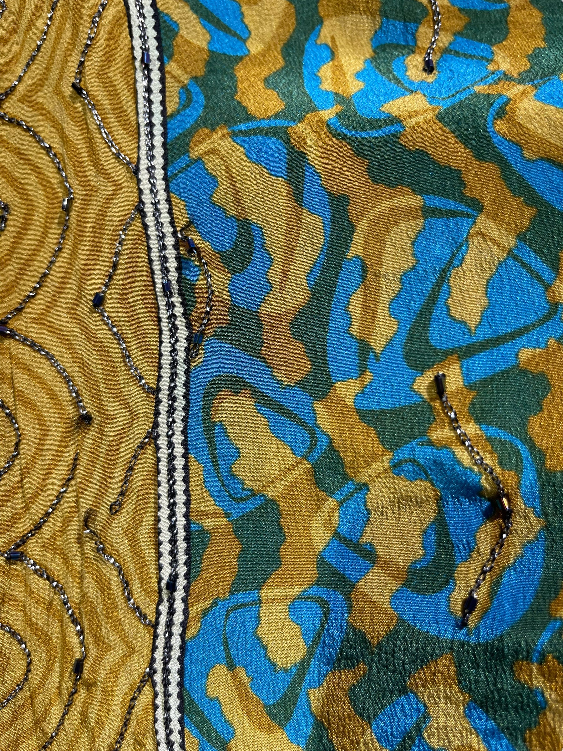 FINAL SALE PRC3766 Avatar Pure Silk Side Slit Top