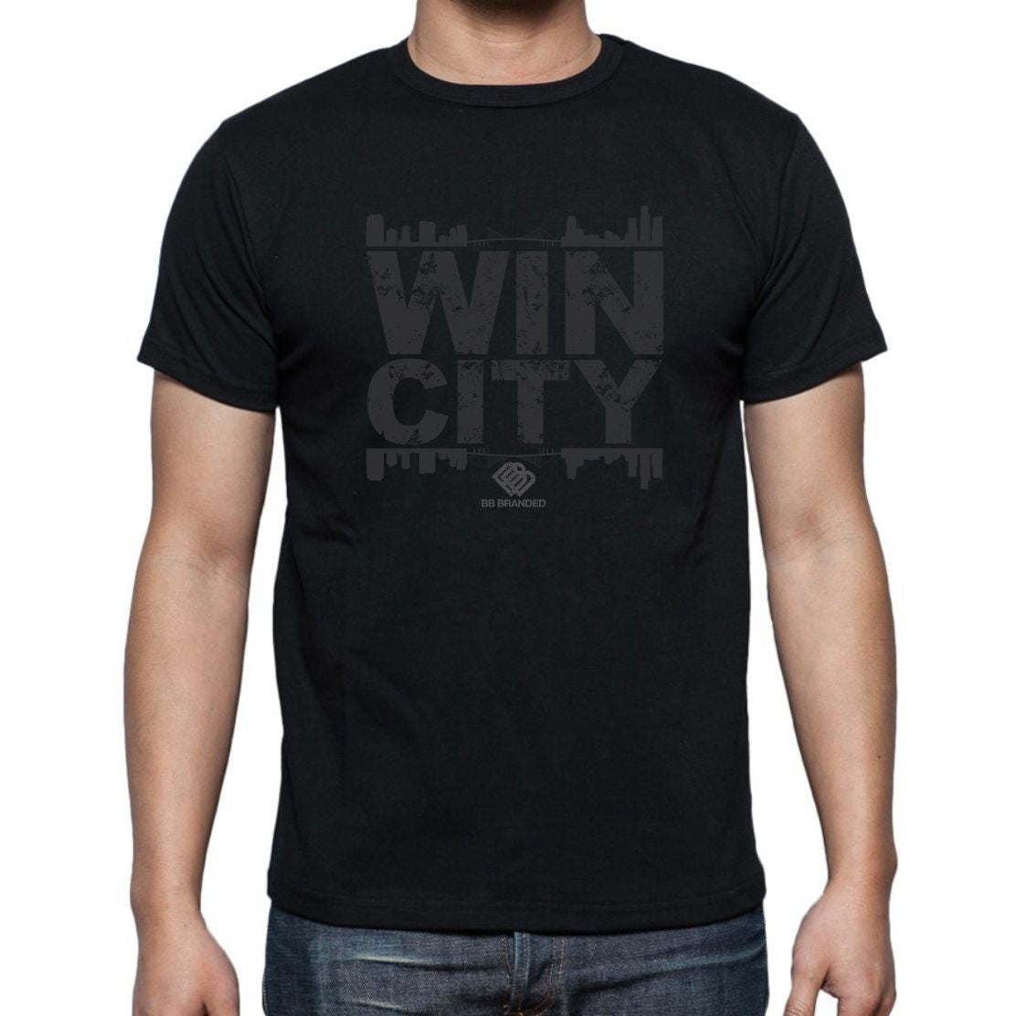 WIN CITY BLACK OUT TEE