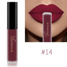 Load image into Gallery viewer, NICEFACE Lip Gloss 26 Colors Nude Matte Liquid Lipstick Mate Waterproof Long Lasting Moisturizing Lipgloss Lip Makeup Cosmetics
