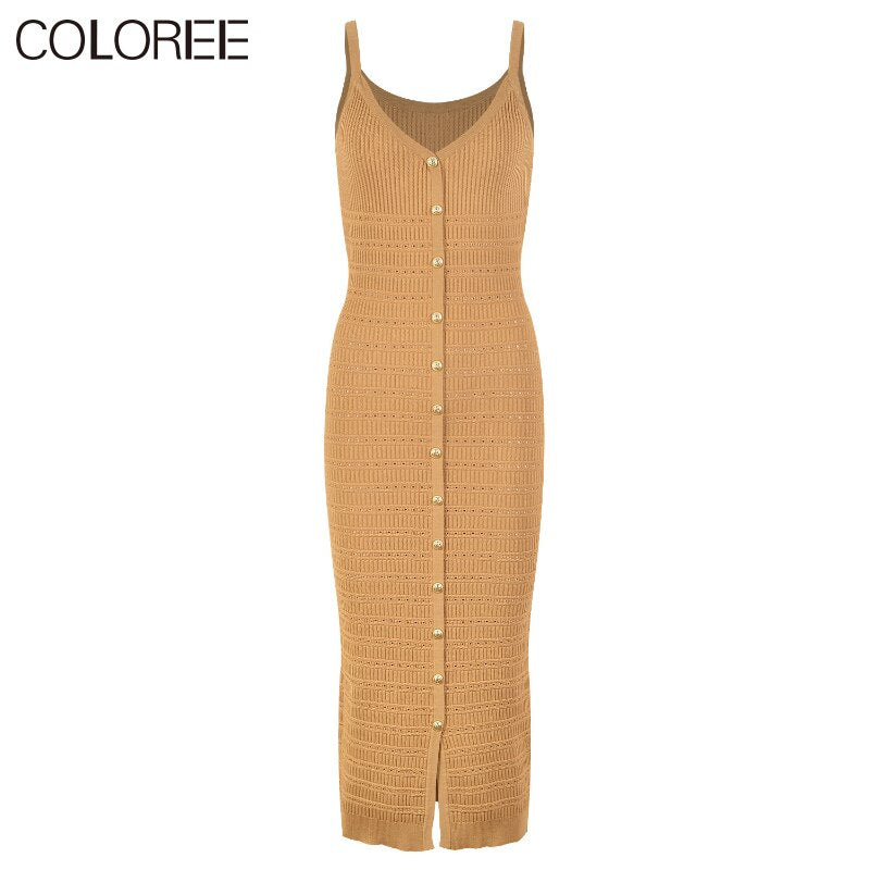 Spring New In Knitwears 2023 Luxury Designer Gold Buttons V-neck Long Sleeve Knitted Sweater Women Casual White Black Cardigans