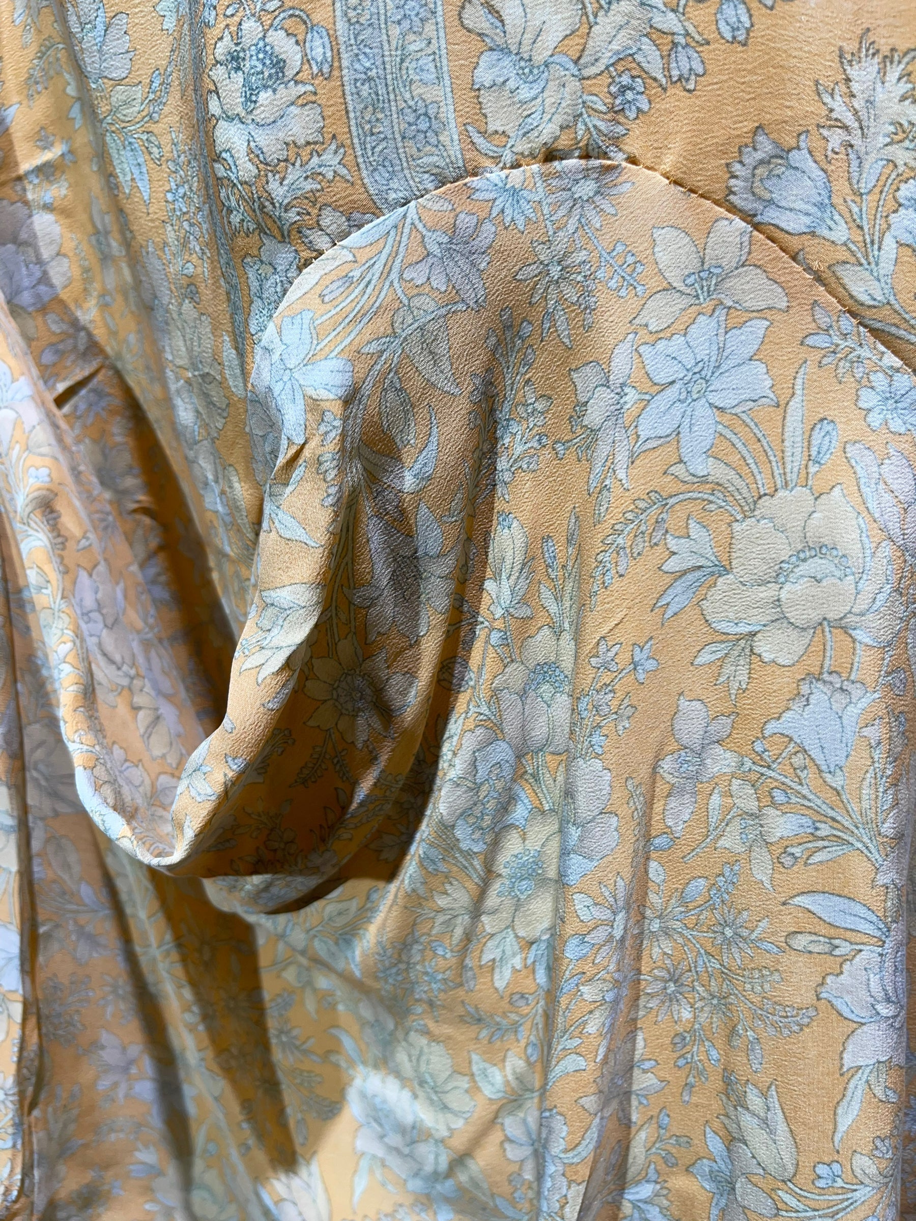 FINAL SALE PRC4765 Avatar Pure Silk Self Pocket Tunic Dress