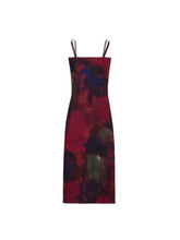 Load image into Gallery viewer, TRAF Summer Women's Fashion Printed Waist Closed Slim Dress Mid-Length Sleeveless Suspender Dress Commuter Style Woman's
