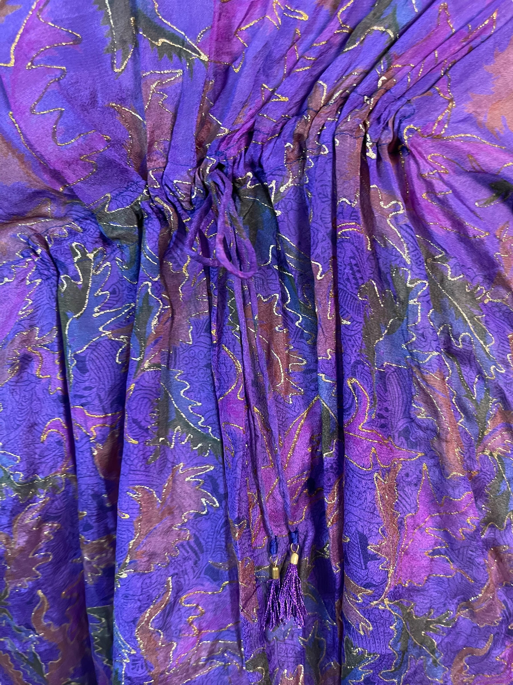 SOLD  PRC6419 Avatar Pure Silk Maxi Kaftan