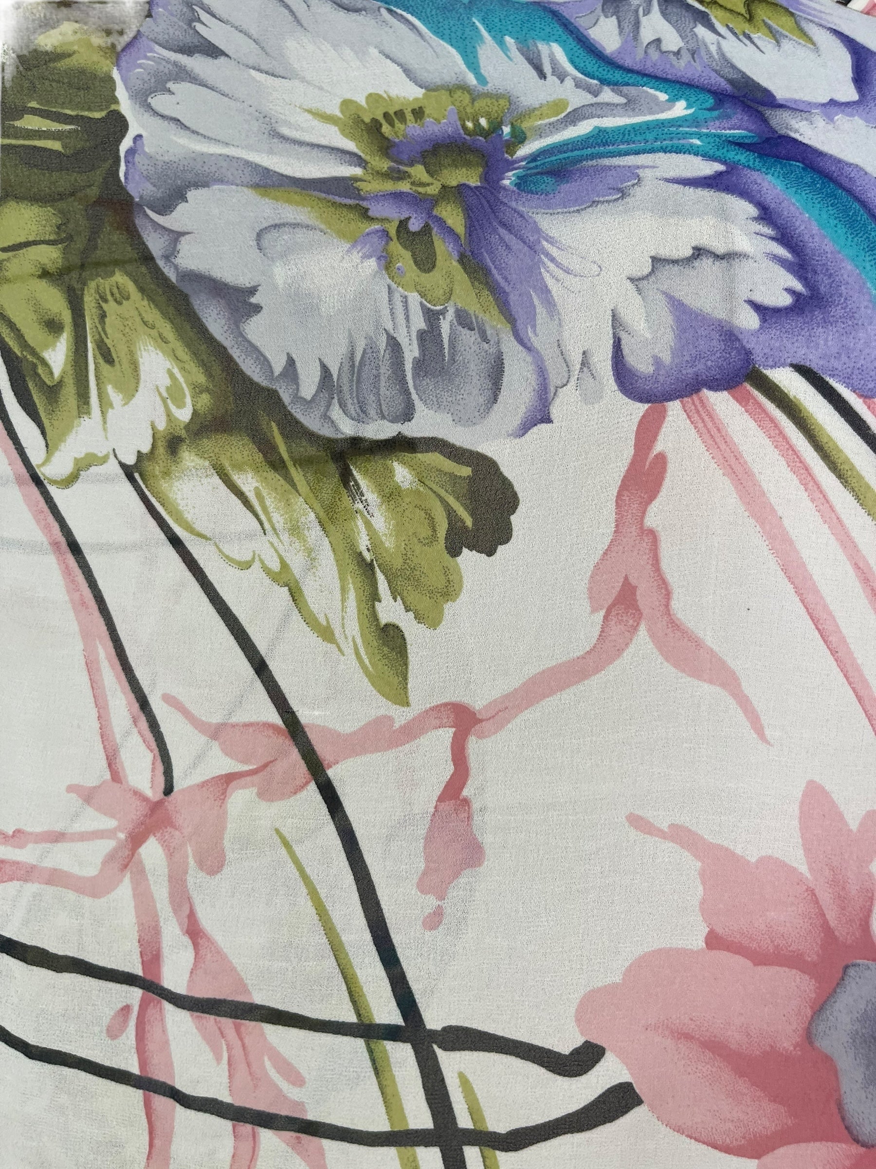 PRG6884 Sheer Avatar Pure Silk Short Kaftan Tunic without Slits