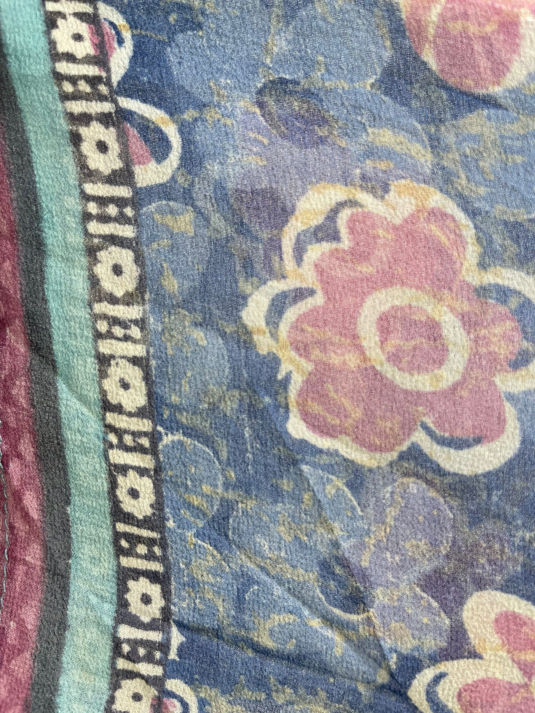 FINAL SALE PRG5508 Sheer Avatar Pure Silk Self Pocket Tunic Dress