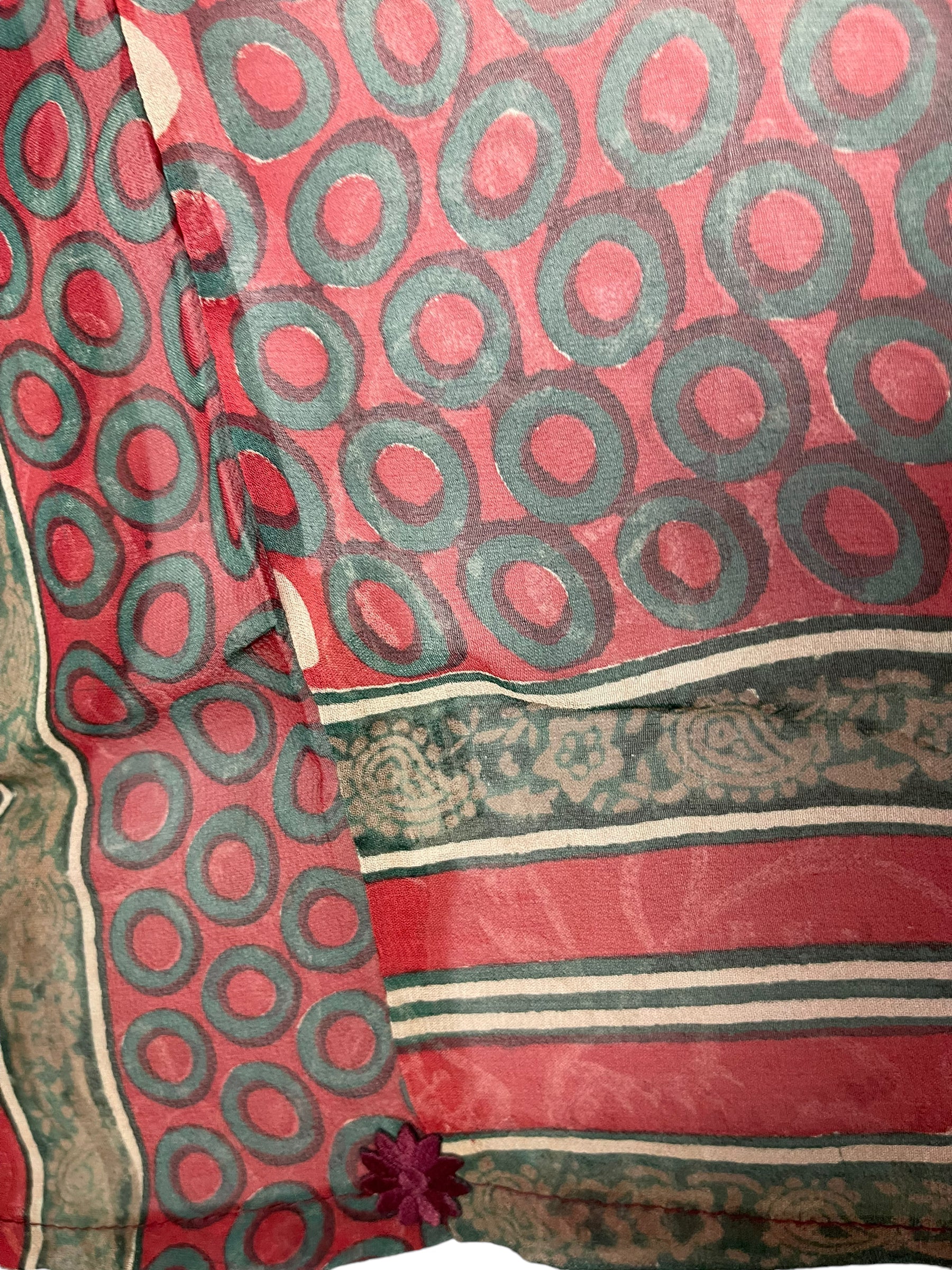 FINAL SALE PRG5903 Sheer Avatar Pure Silk Boxy Babydoll Dress