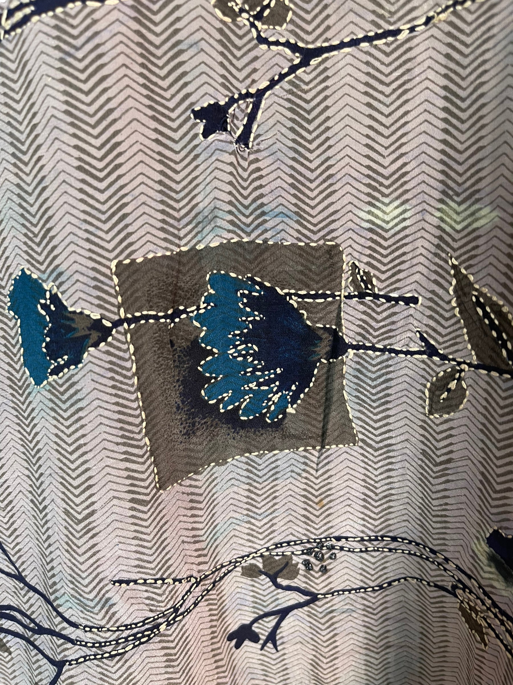 FINAL SALE PRC5896 Avatar Pure Silk Side Slit Top