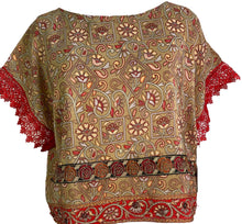 Load image into Gallery viewer, PRC6019 Avatar Pure Silk Boxy Top
