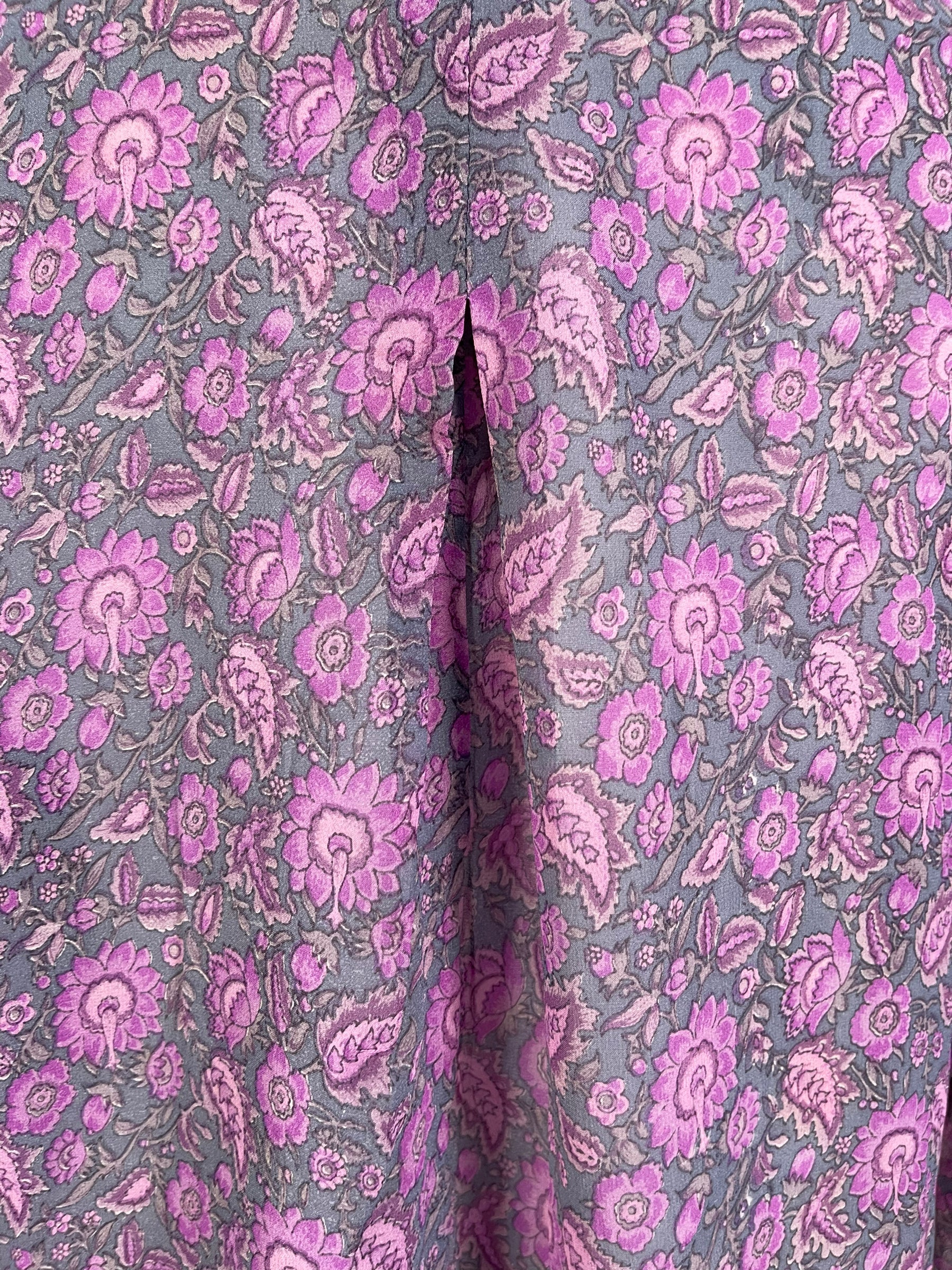 PRG6037 Sheer Avatar Pure Silk Self Pocket Tunic Dress