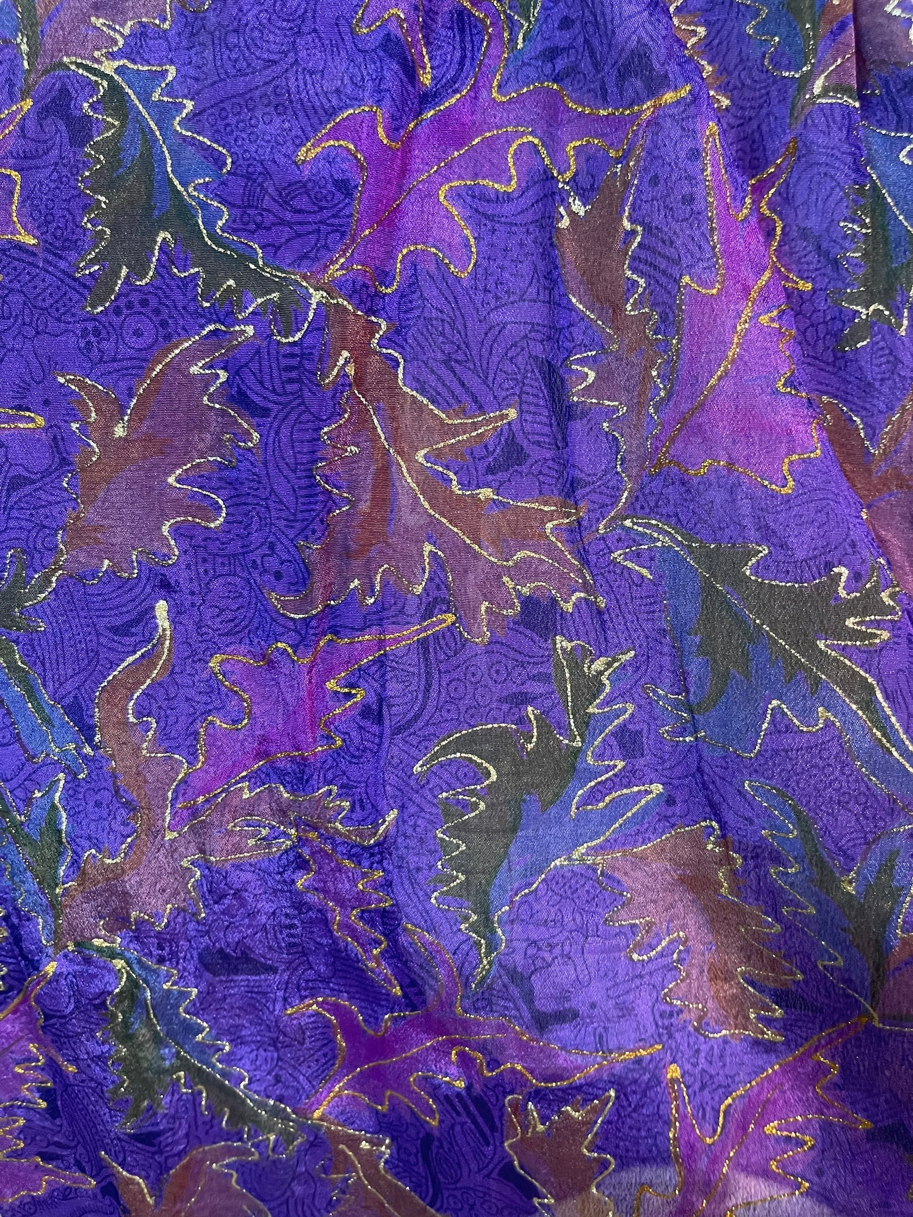 SOLD  PRC6419 Avatar Pure Silk Maxi Kaftan