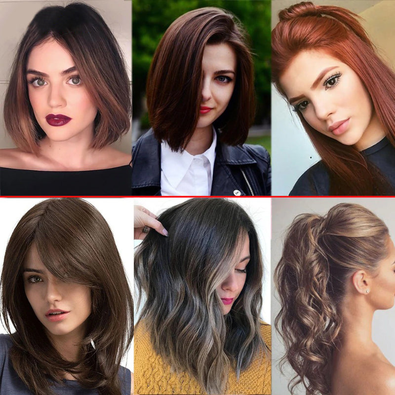 Clip-In Bangs Hair Extensions for Women – Invisible, Natural Look, Tangle-Free and Dyeable