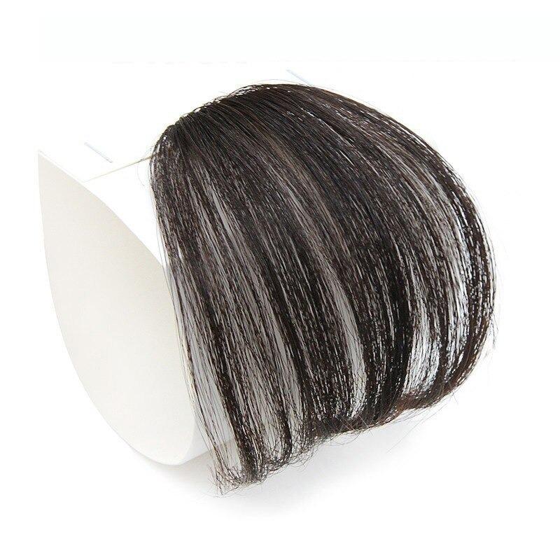 Clip-In Wispy Bangs Hair Extensions – High-Quality Synthetic Fiber, 6-Inch Length