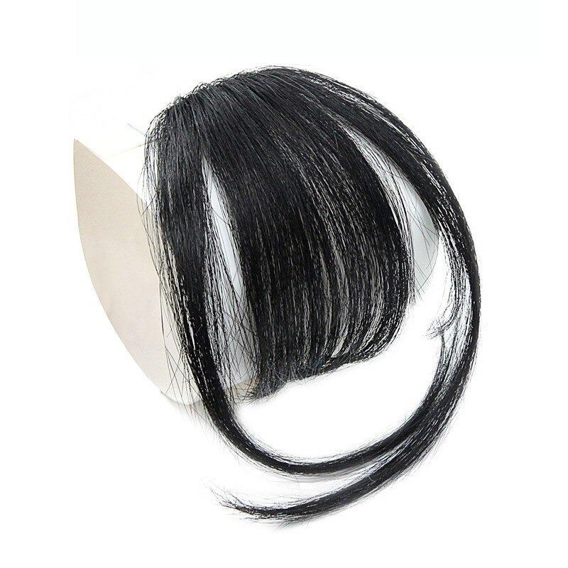 Clip-In Wispy Bangs Hair Extensions – High-Quality Synthetic Fiber, 6-Inch Length