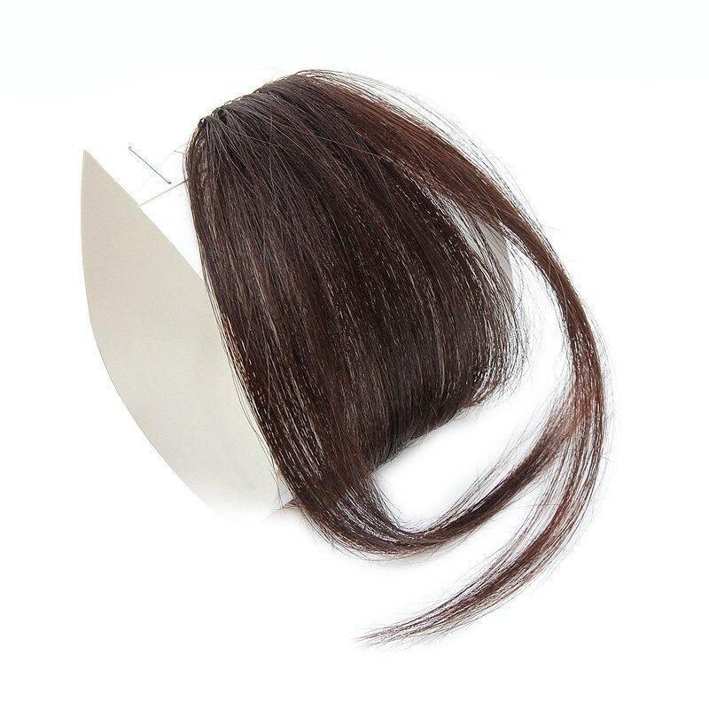 Clip-In Wispy Bangs Hair Extensions – High-Quality Synthetic Fiber, 6-Inch Length