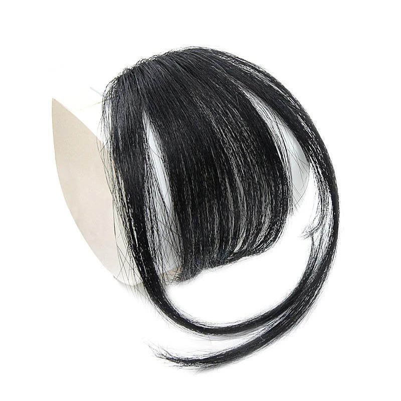 Clip-In Wispy Bangs Hair Extensions – High-Quality Synthetic Fiber, 6-Inch Length