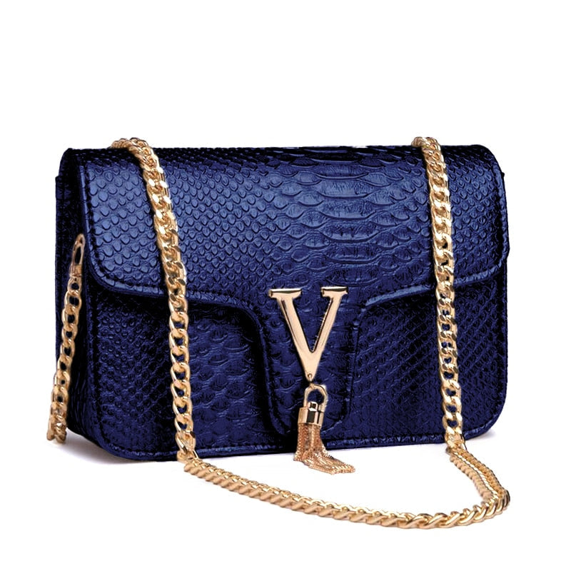 Designer V Chain Purse