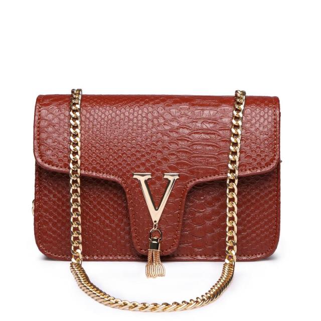 Designer V Chain Purse