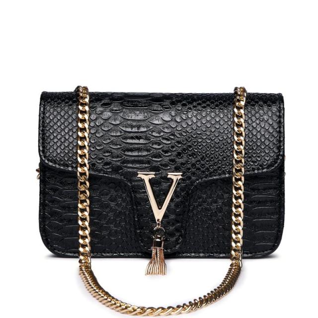 Designer V Chain Purse