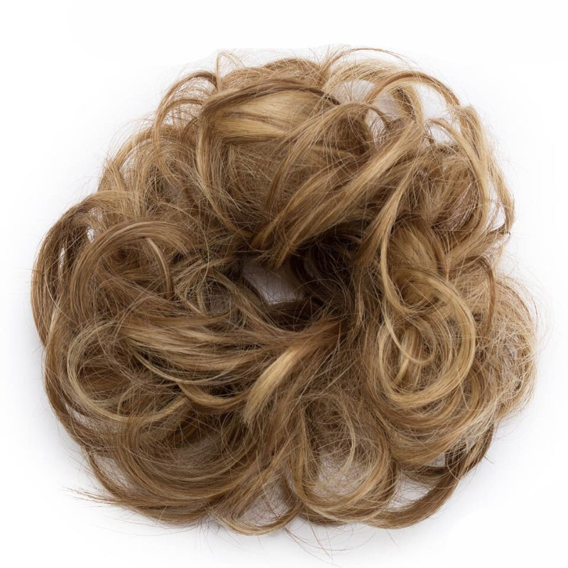 Curly Messy Bun Hair Wig Scrunchie Ponytail Extensions – Effortless Styling in Seconds