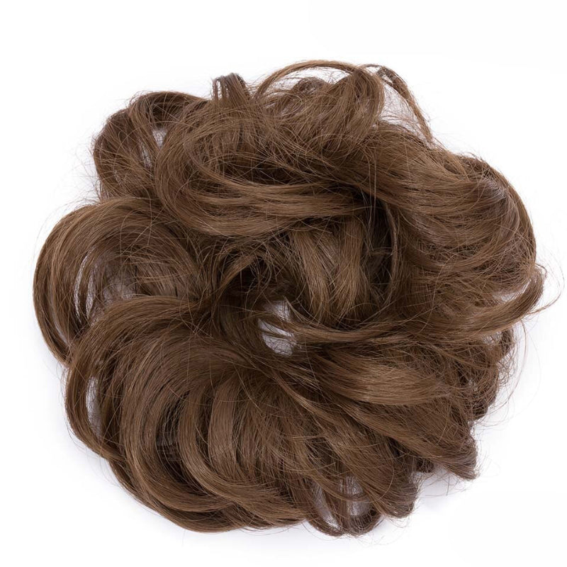 Curly Messy Bun Hair Wig Scrunchie Ponytail Extensions – Effortless Styling in Seconds