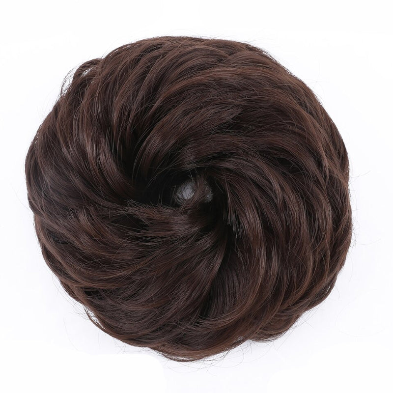 Curly Messy Bun Hair Wig Scrunchie Ponytail Extensions – Effortless Styling in Seconds