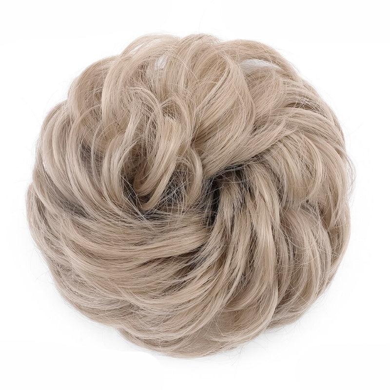 Curly Messy Bun Hair Wig Scrunchie Ponytail Extensions – Effortless Styling in Seconds