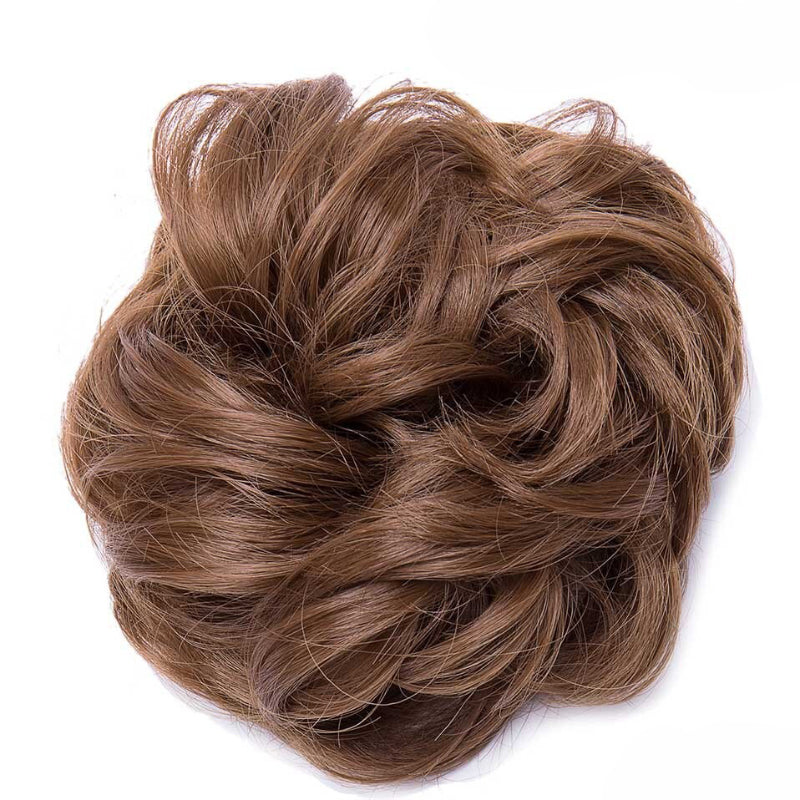 Curly Messy Bun Hair Wig Scrunchie Ponytail Extensions – Effortless Styling in Seconds