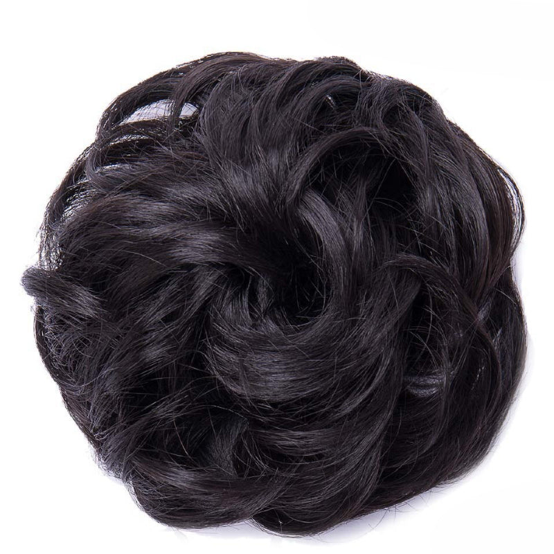 Curly Messy Bun Hair Wig Scrunchie Ponytail Extensions – Effortless Styling in Seconds