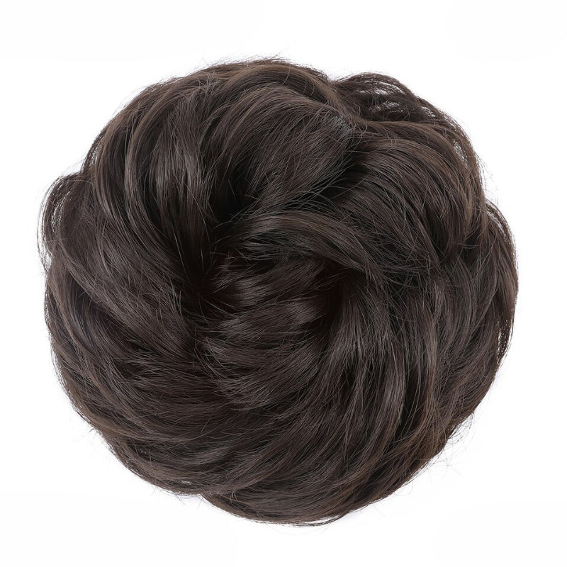 Curly Messy Bun Hair Wig Scrunchie Ponytail Extensions – Effortless Styling in Seconds
