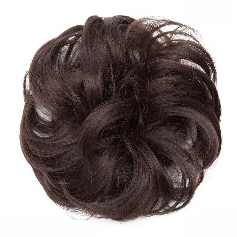 Curly Messy Bun Hair Wig Scrunchie Ponytail Extensions – Effortless Styling in Seconds