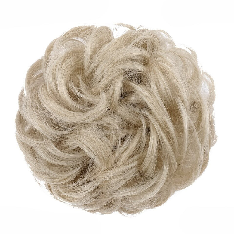 Curly Messy Bun Hair Wig Scrunchie Ponytail Extensions – Effortless Styling in Seconds