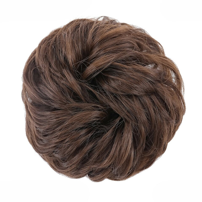 Curly Messy Bun Hair Wig Scrunchie Ponytail Extensions – Effortless Styling in Seconds