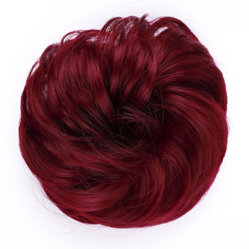 Curly Messy Bun Hair Wig Scrunchie Ponytail Extensions – Effortless Styling in Seconds