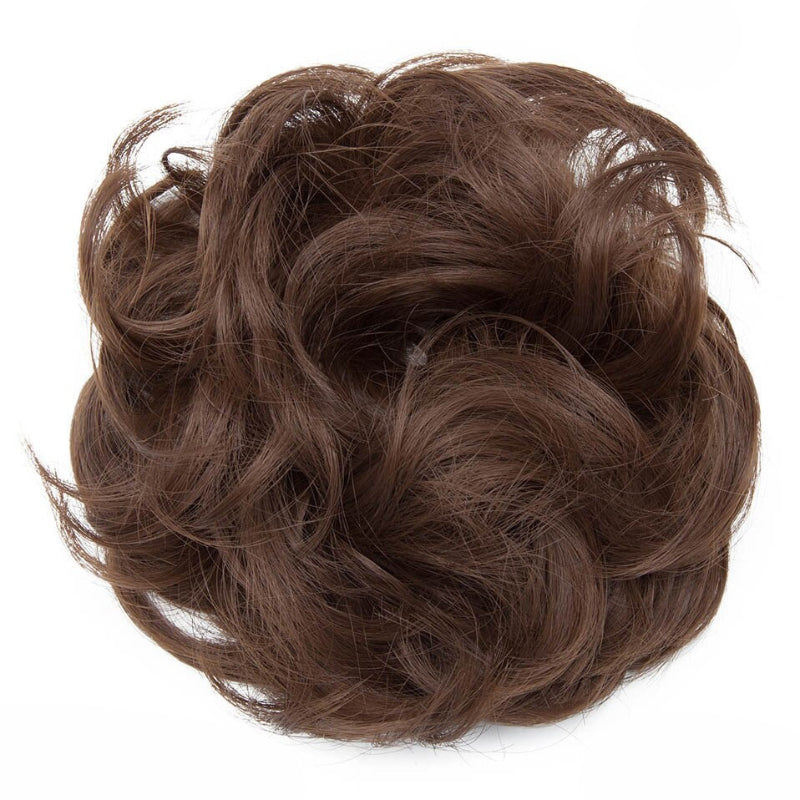 Curly Messy Bun Hair Wig Scrunchie Ponytail Extensions – Effortless Styling in Seconds