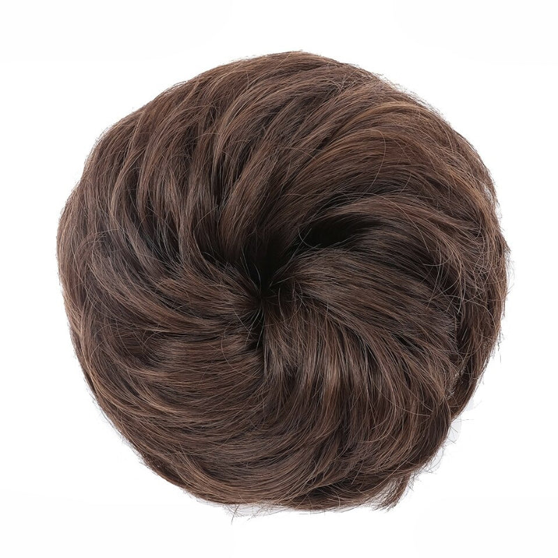 Curly Messy Bun Hair Wig Scrunchie Ponytail Extensions – Effortless Styling in Seconds