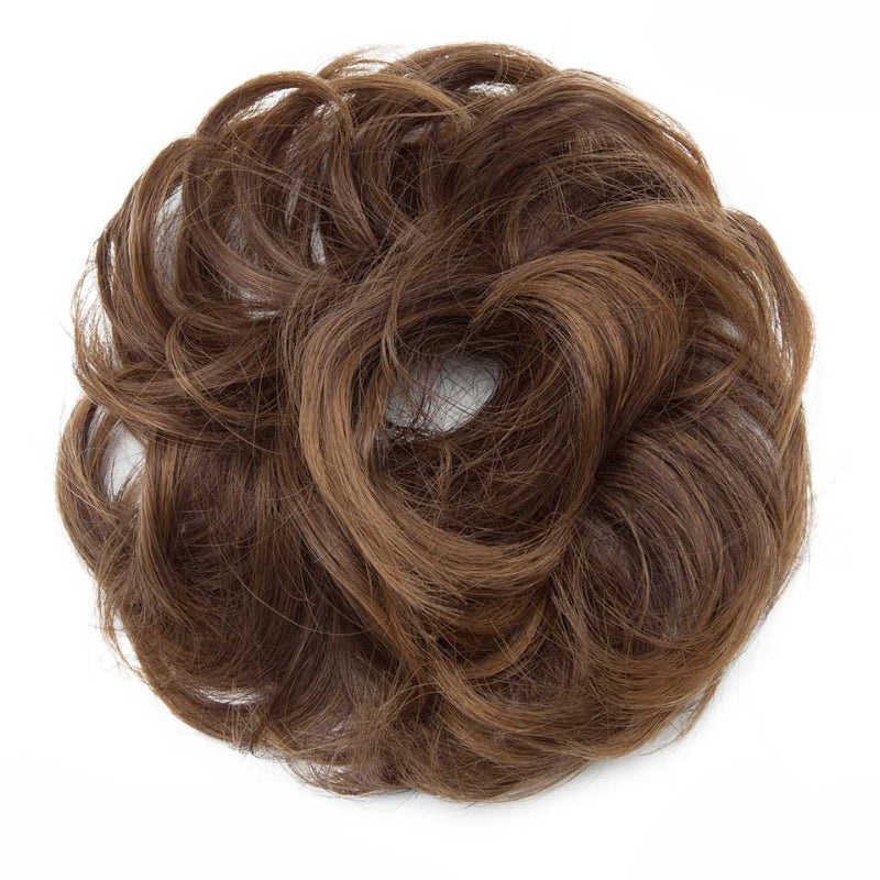 Curly Messy Bun Hair Wig Scrunchie Ponytail Extensions – Effortless Styling in Seconds