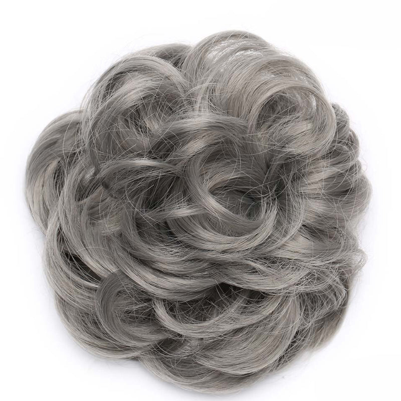 Curly Messy Bun Hair Wig Scrunchie Ponytail Extensions – Effortless Styling in Seconds