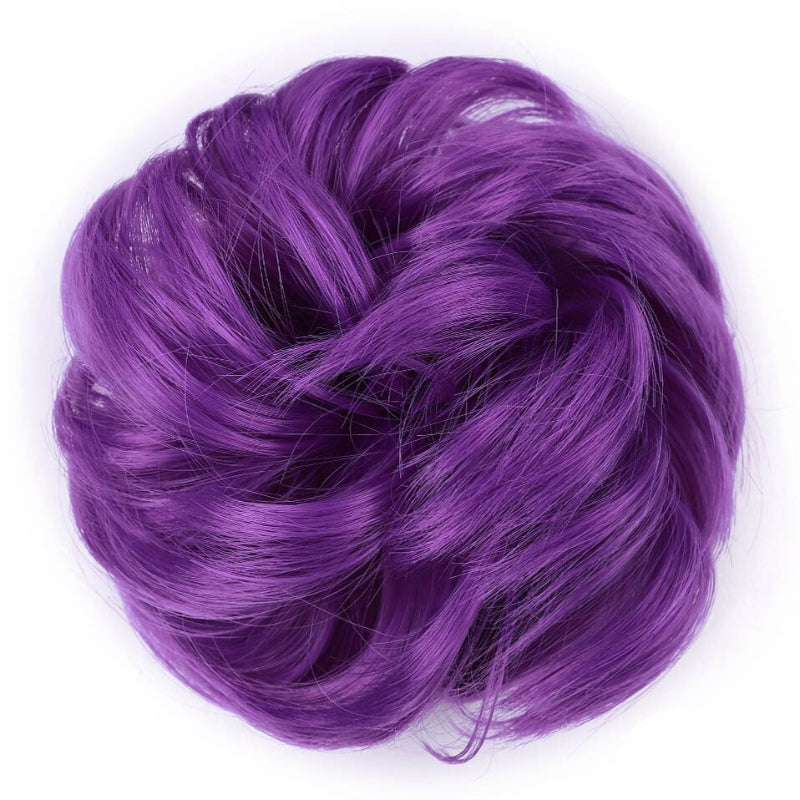 Curly Messy Bun Hair Wig Scrunchie Ponytail Extensions – Effortless Styling in Seconds