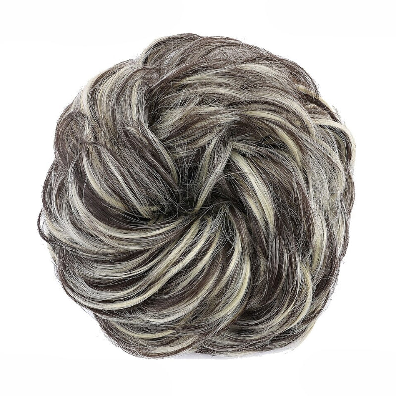 Curly Messy Bun Hair Wig Scrunchie Ponytail Extensions – Effortless Styling in Seconds