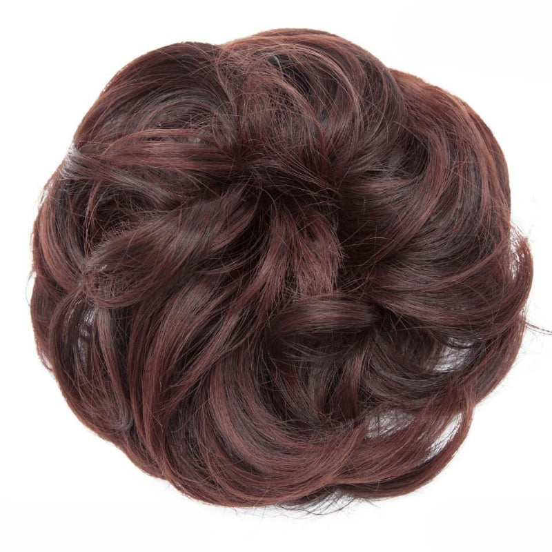 Curly Messy Bun Hair Wig Scrunchie Ponytail Extensions – Effortless Styling in Seconds
