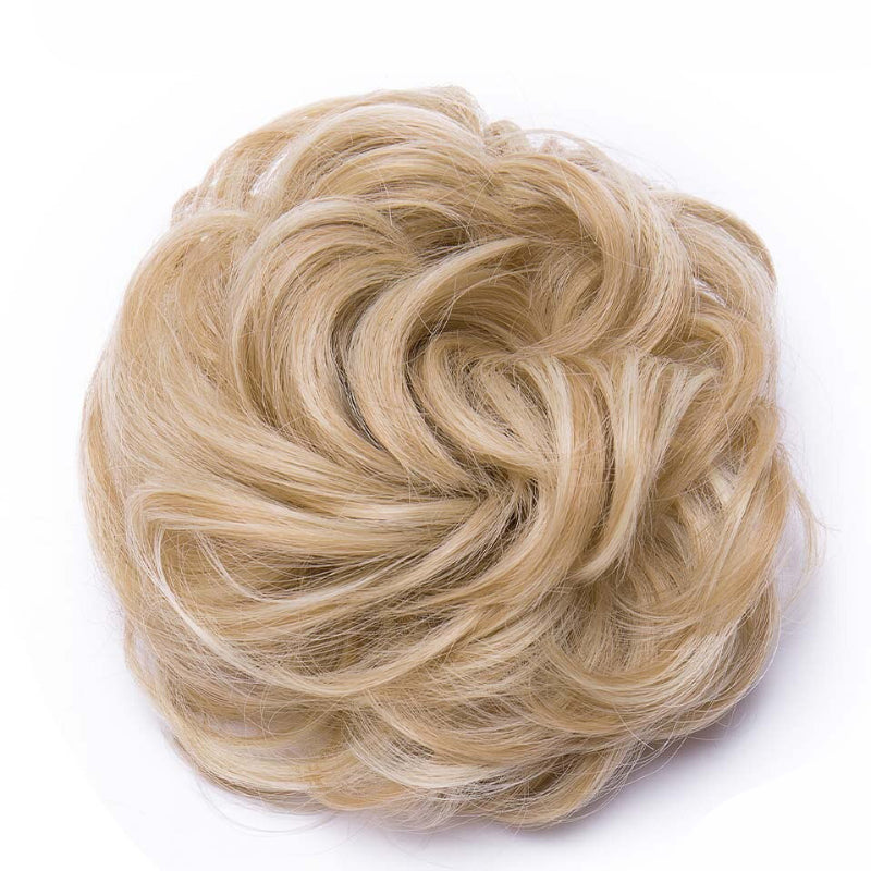 Curly Messy Bun Hair Wig Scrunchie Ponytail Extensions – Effortless Styling in Seconds