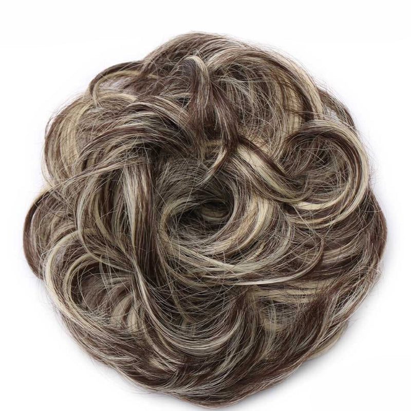 Curly Messy Bun Hair Wig Scrunchie Ponytail Extensions – Effortless Styling in Seconds