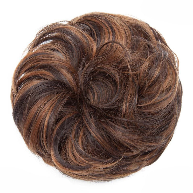 Curly Messy Bun Hair Wig Scrunchie Ponytail Extensions – Effortless Styling in Seconds