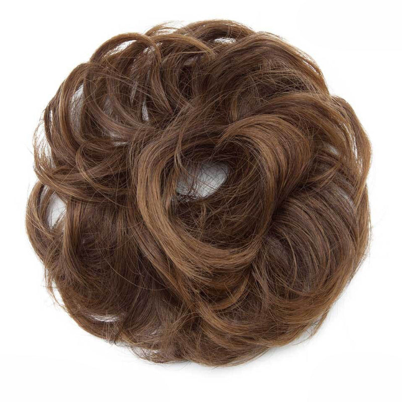 Curly Messy Bun Hair Wig Scrunchie Ponytail Extensions – Effortless Styling in Seconds