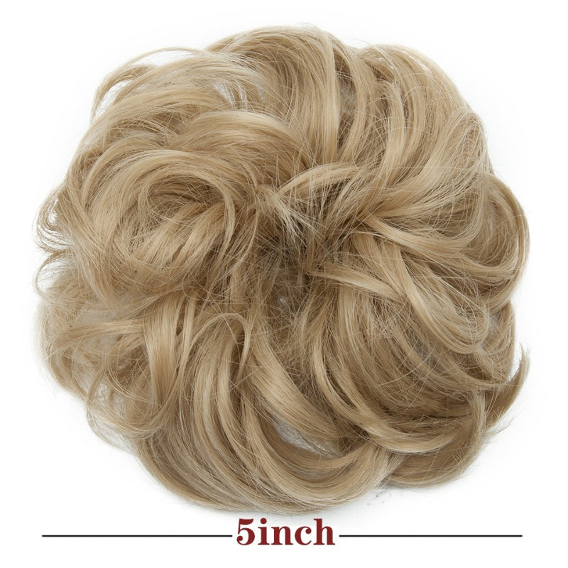 Curly Messy Bun Hair Wig Scrunchie Ponytail Extensions – Effortless Styling in Seconds