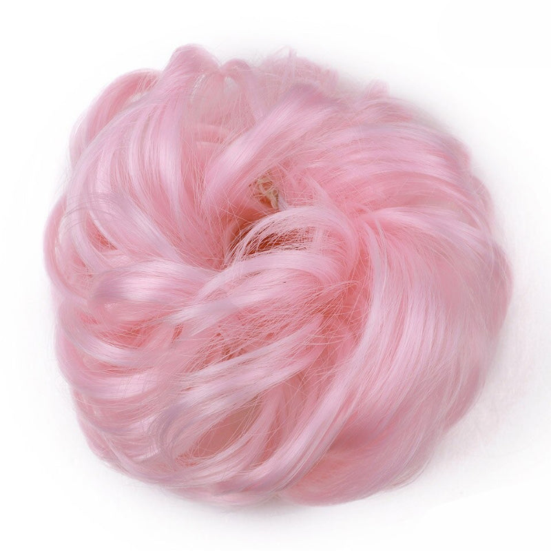 Curly Messy Bun Hair Wig Scrunchie Ponytail Extensions – Effortless Styling in Seconds