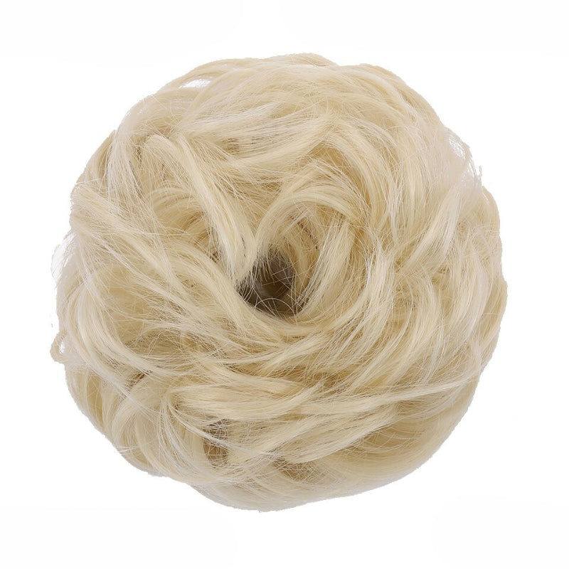 Curly Messy Bun Hair Wig Scrunchie Ponytail Extensions – Effortless Styling in Seconds