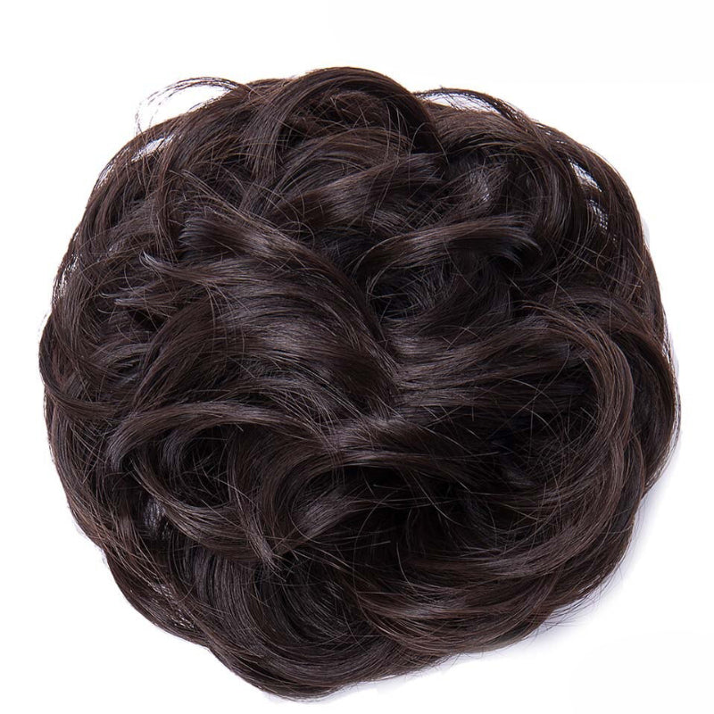 Curly Messy Bun Hair Wig Scrunchie Ponytail Extensions – Effortless Styling in Seconds