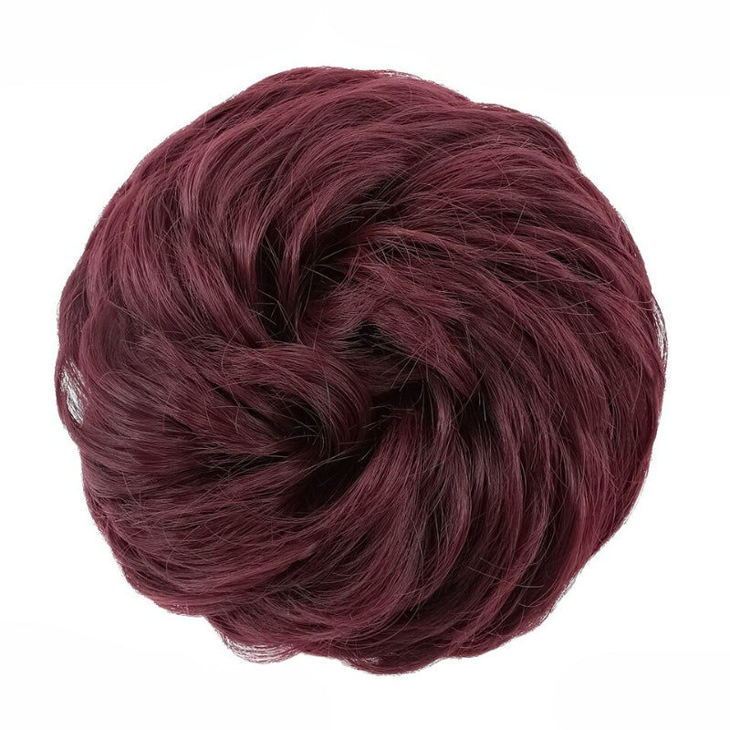 Curly Messy Bun Hair Wig Scrunchie Ponytail Extensions – Effortless Styling in Seconds